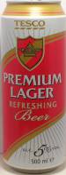 Tesco Premium Lager Refreshing Beer