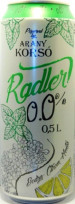 Arany Korso Radler 0,0% Bodja,Citrom,Menta