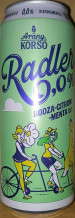 Arany Korso Radler 0,0% Bodza Citrom Menta Izu