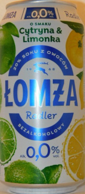 Łomża Radler 0,0% Cytryna & Limonka