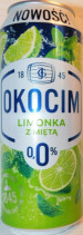 Okocim Limonka z Miętą 0,0%